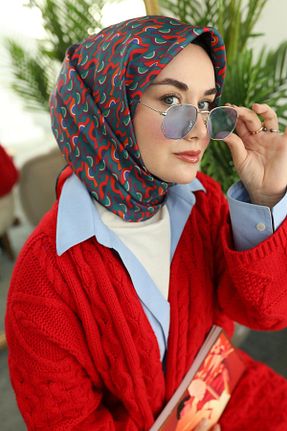 روسری زرشکی İpek Tivil Silk Home - کد 780223244