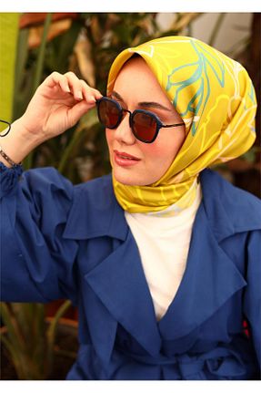 روسری سبز İpek Tivil Silk Home - کد 820685160