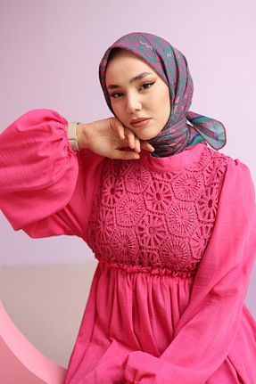 روسری صورتی پنبه ای Silk Home - کد 802841638