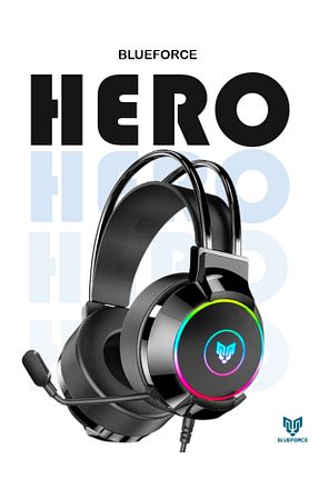 هدست گیمینگ مشکی Blueforce - کد 776844256