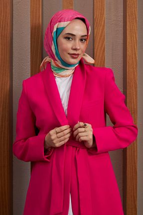 روسری نارنجی پنبه ای İpekhan - کد 681107484