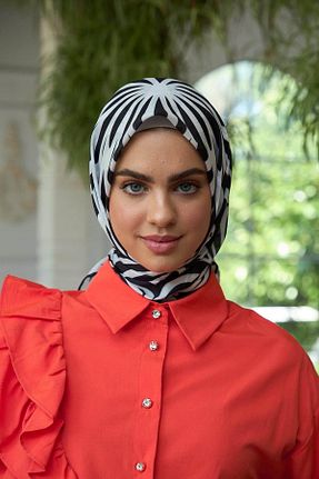 روسری سفید پنبه ای İpekhan - کد 832760402