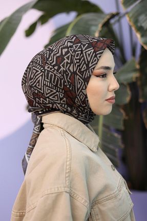 روسری مشکی پنبه ای Silk Home - کد 802842095
