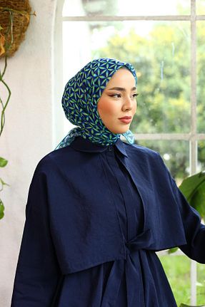 روسری سبز پنبه ای Silk Home - کد 844389946