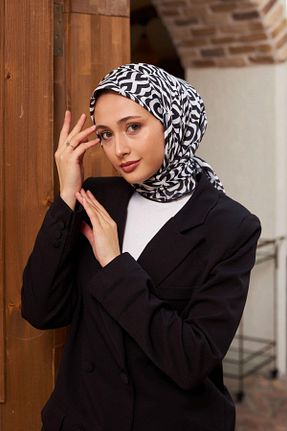 روسری سفید پنبه ای İpekhan - کد 780046898