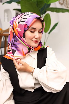 روسری رنگی İpek Tivil Silk Home - کد 766283258