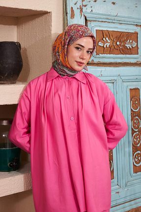 روسری نارنجی پنبه ای İpekhan - کد 681104166