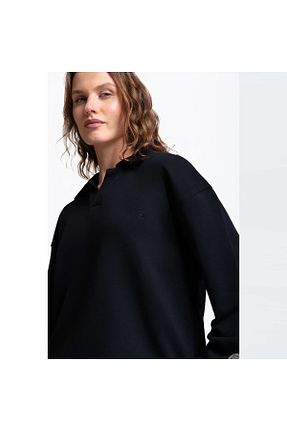 سوئیشرت مشکی زنانه لیسانس دار	 UNIQVIBE - کد 784827562