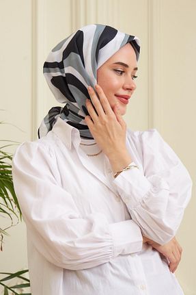 روسری مشکی پنبه ای İpekhan - کد 446758820