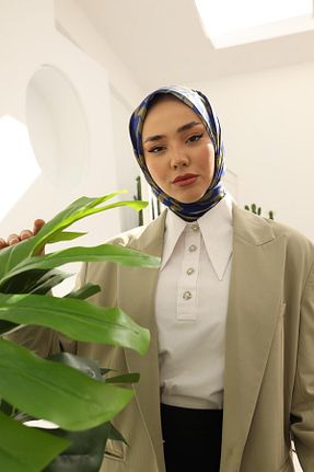 روسری صورتی پنبه ای Silk Home - کد 769970584