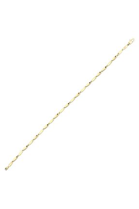 دستبند طلا رنگی زنانه 14 عیار Assos Pırlanta - کد 861554022