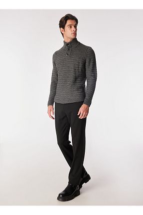 شلوار مشکی مردانه پارچه Fabrika - کد 861561141