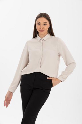 پیراهن بژ زنانه رگولار PERA MODA - کد 738571918