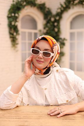 روسری زرد İpek Tivil Silk Home - کد 848773872