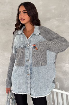 رویه طوسی زنانه %100 پنبه FEMELLE - کد 861571549