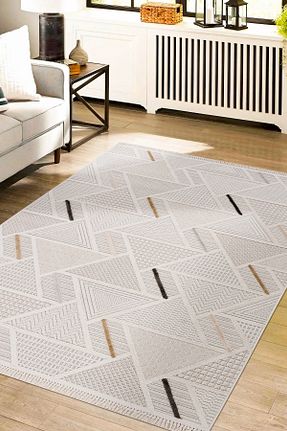 فرش بژ آنتی باکتریال Naar Halı - کد 844760905