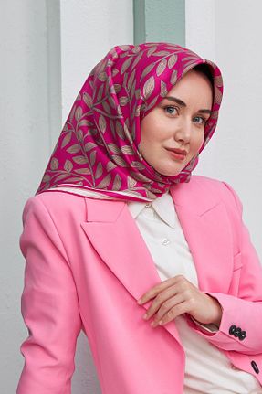 روسری صورتی İpek Tivil Silk Home - کد 712405804