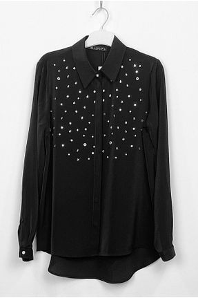 پیراهن سایز بزرگ مشکی زنانه سایز بزرگ PERA MODA - کد 799580455