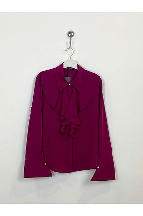 پیراهن بنفش زنانه رگولار PERA MODA - کد 780599290