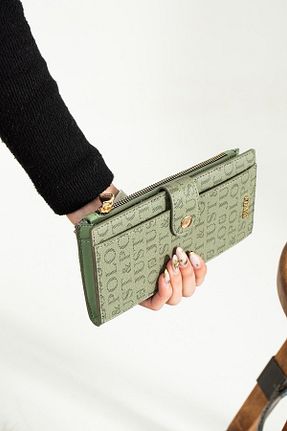 کیف دوشی سبز زنانه چرم مصنوعی Just Polo - کد 880548287