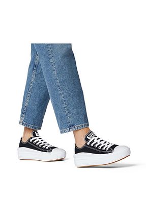 کفش اسنیکر مشکی زنانه بند دار Converse - کد 738564770