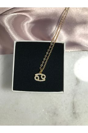 گردنبند جواهر متالیک زنانه روکش طلا Cheberry - کد 861574048