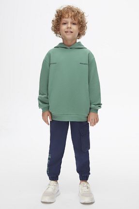 ست بالاتنه و پائین تنه سبز بچه گانه بافت Nk Kids - کد 856291036