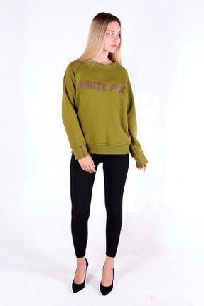 سوئیشرت سبز زنانه نوشته / شعار Rays - کد 861583775