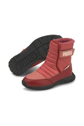 بوت / نیم بوت قرمز بچه گانه پاشنه تخت Puma - کد 147106499