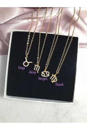 گردنبند جواهر متالیک زنانه روکش طلا Cheberry - کد 861574048