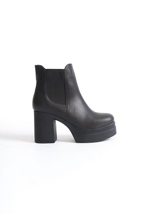 بوت / نیم بوت مشکی زنانه چرم مصنوعی Shoesers - کد 861574629
