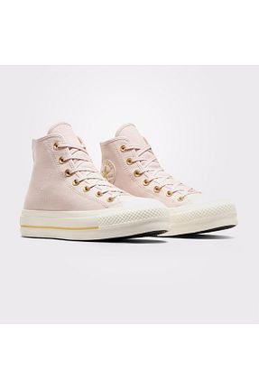 کفش اسنیکر صورتی زنانه بند دار Converse - کد 850727016