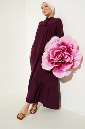 لباس حجاب زرشکی زنانه Relaxed Bigdart - کد 750275717