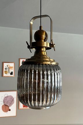 لوستر مشکی شیشه Bamyum - کد 858940073