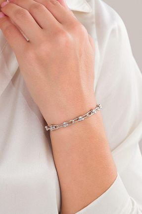 دستبند نقره زنانه 925 عیار Tmt Silver - کد 861599984