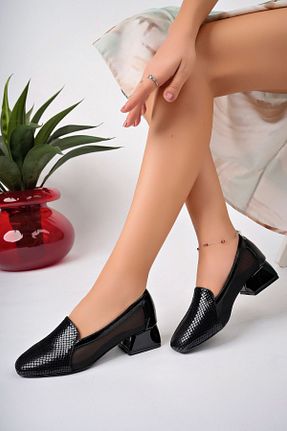کفش مجلسی مشکی زنانه پاشنه ضخیم Akgün Terlik - کد 861584880