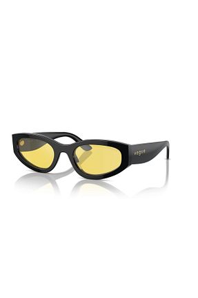 عینک آفتابی زرد زنانه UV400 Vogue - کد 856306172