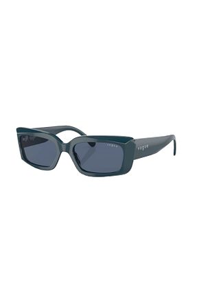 عینک آفتابی آبی زنانه UV400 Vogue - کد 841965579