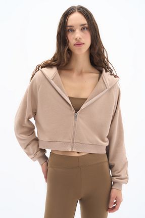 سوئیشرت طوسی زنانه ساده Wear Three Points - کد 861601477