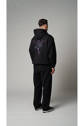 سوئیشرت مشکی زنانه چاپی The Champ Clothing - کد 750843869