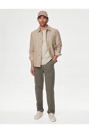 شلوار طوسی مردانه پنبه ای Marks & Spencer - کد 882728174