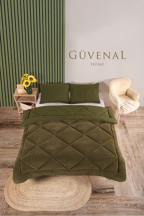 لحاف دونفره سبز 195 x 215 Güvenal - کد 861631652