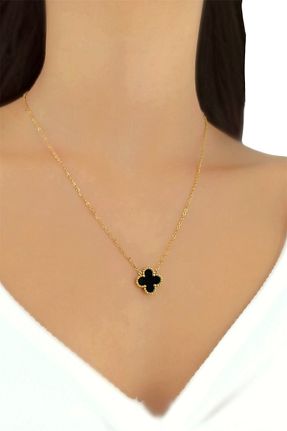 گردنبند استیل ( فولاد ) مشکی زنانه استیل (فولاد) Çlk Accessories - کد 763462789