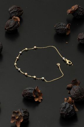 دستبند طلا طلائی زنانه 14 عیار Zerince - کد 900154882