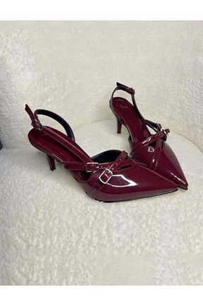 کفش پاشنه بلند کلاسیک مشکی زنانه چرم مصنوعی Giydim Gidiyor - کد 861650770