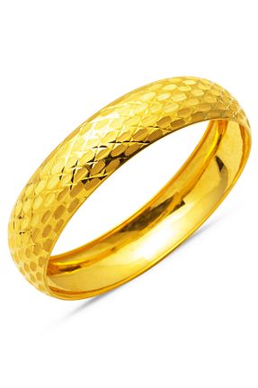 النگو زرد زنانه 8 عیار Bilezikci - کد 344791029