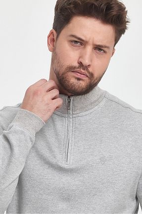 سوئیشرت طوسی مردانه ساده ENQUE - کد 861660847