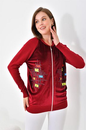 رویه زرشکی زنانه مخلوط ویسکون FTZ WOMEN - کد 762589241