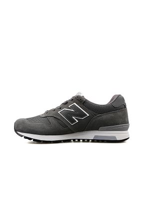 کفش پیاده روی طوسی زنانه چرم مصنوعی New Balance - کد 861667096