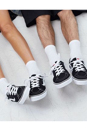 کفش اسنیکر مشکی زنانه بند دار Vans - کد 861665929